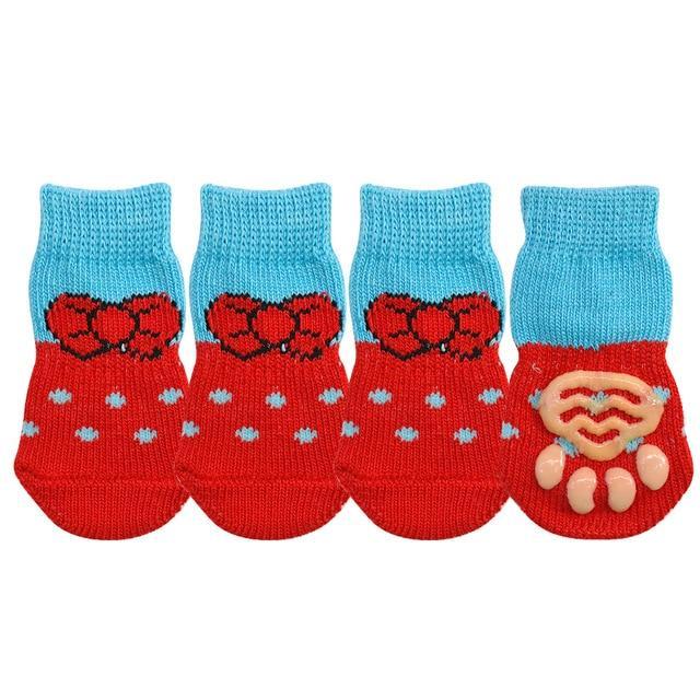 Chaussettes Anti-Dérapantes “Petit Cœur” pour Pattes Douces