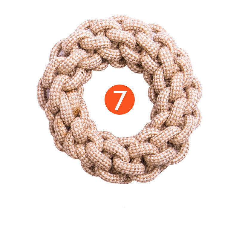 Jouet à Mâcher en Corde Tressée