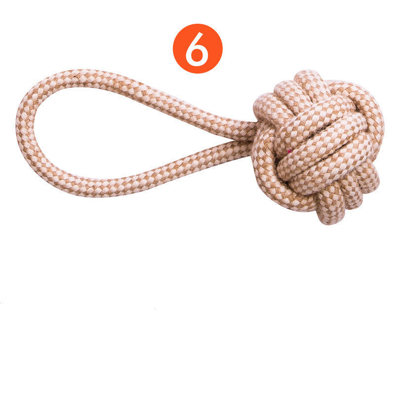 Jouet à Mâcher en Corde Tressée