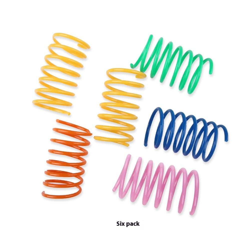 Ressort Coloré Interactif – Jeu Reb bondissant pour Chat