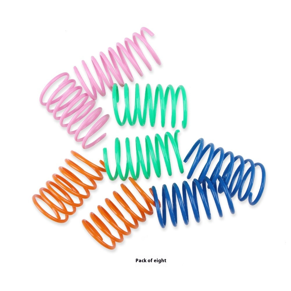 Ressort Coloré Interactif – Jeu Reb bondissant pour Chat