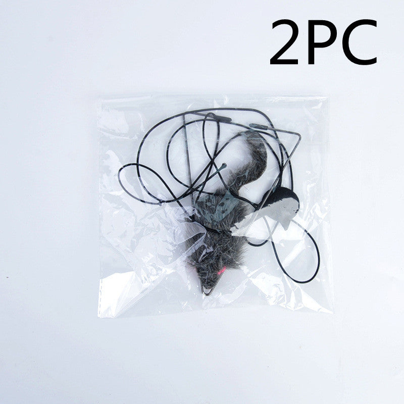 Souris Suspendue Telescopique – Jouet Interactif à Suspendre pour Chat