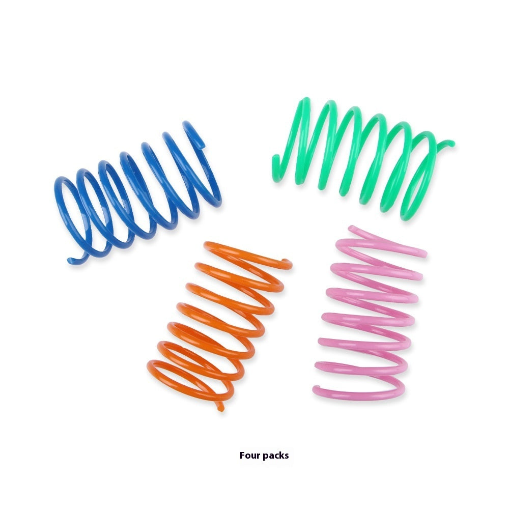 Ressort Coloré Interactif – Jeu Reb bondissant pour Chat